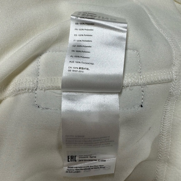 NWT RAINS Fleece Sweatshirt Fossil L - Picture 11 of 11